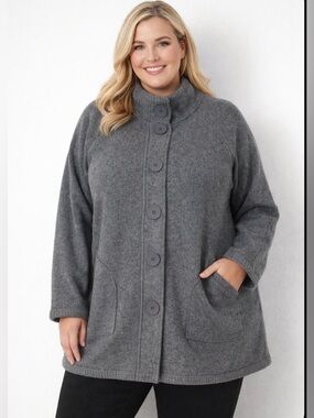 Jones New York Women’s Wool Blend Jacket Warm Career Casual MSRP $198 - Size 1X